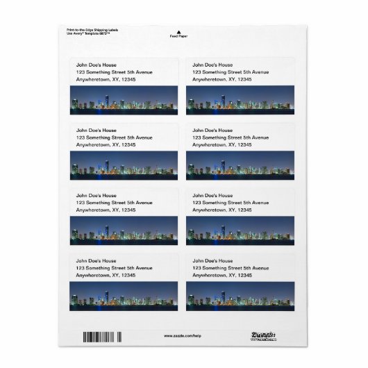 Miami Skyline Panorama (Vorne)