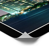 Miami Skyline Panorama Poster (Ecke)