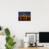 Miami Skyline Poster (Heimbüro)
