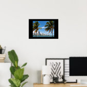 Miami Skyline Poster (Heimbüro)