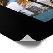 Miami Skyline Poster (Ecke)