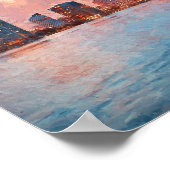 Miami Skyline Poster (Ecke)