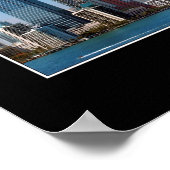 Miami Skyline Poster (Ecke)
