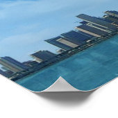 Miami Skyline Poster (Ecke)