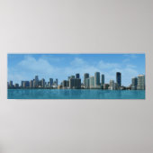 Miami Skyline Poster (Vorne)