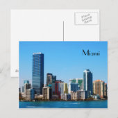 Miami skyline - Postkarte (Vorne/Hinten)