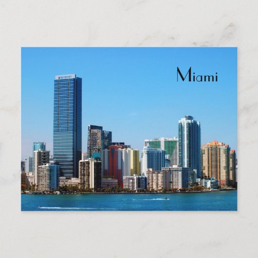 Miami skyline - Postkarte (Vorderseite)