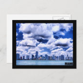 Miami skyline - Postkarte (Vorne/Hinten)
