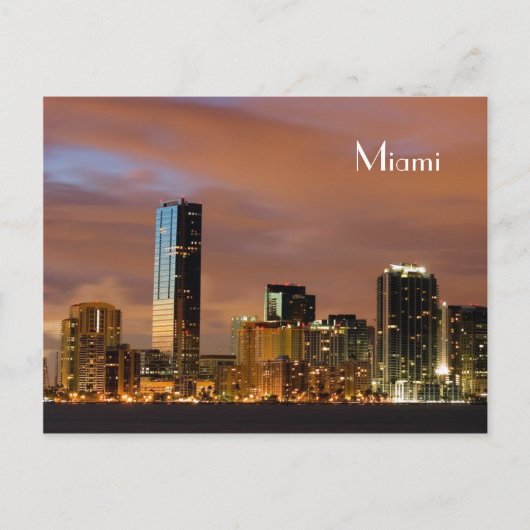 Miami skyline - Postkarte (Vorderseite)