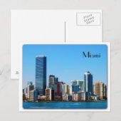 Miami skyline - Postkarte (Vorne/Hinten)