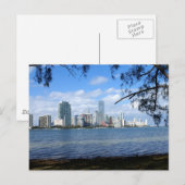 Miami Skyline Postkarte (Vorne/Hinten)