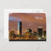 Miami skyline - Postkarte (Vorne/Hinten)