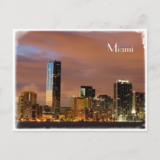 Miami skyline - Postkarte (Vorderseite)