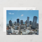 Miami skyline - Postkarte (Vorne/Hinten)