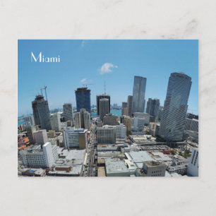 Miami skyline - Postkarte