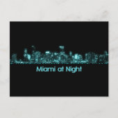 Miami Skyline Postkarte (Vorderseite)