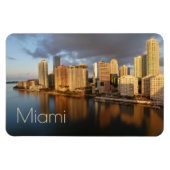 Miami Skyline, Reflexion Magnet (Horizontal)