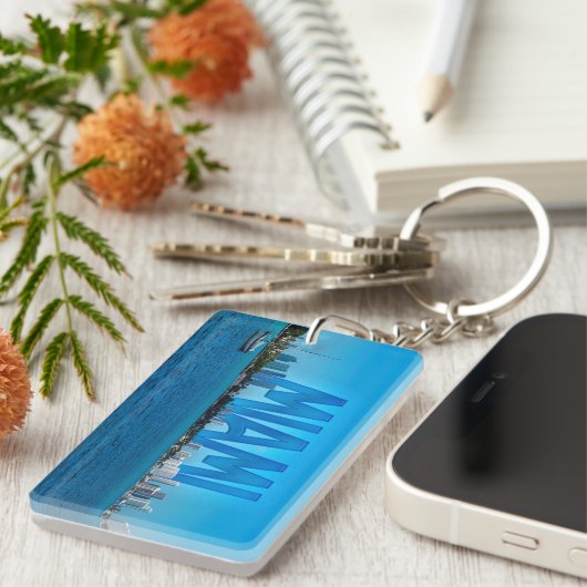 Miami Skyline Schlüsselanhänger (Vorderseite rechts)