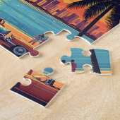 Miami-Skyline-Sonnenuntergang Puzzle (Seite)