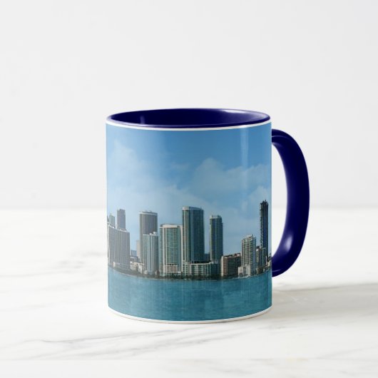 Miami Skyline Tasse (VorderseiteRechts)