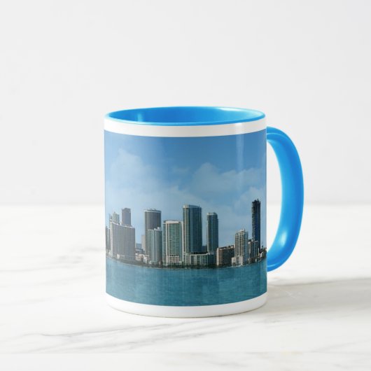 Miami Skyline Tasse (VorderseiteRechts)