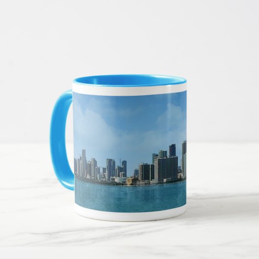 Miami Skyline Tasse (Vorderseite Links)