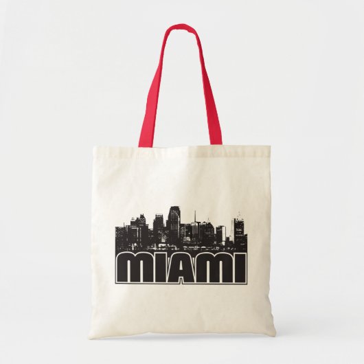 Miami-Skyline Tragetasche (Vorne)