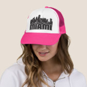 Miami-Skyline Truckerkappe (Beispiel)
