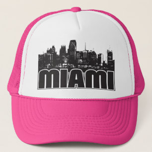 Miami-Skyline Truckerkappe