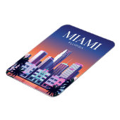 Miami-Skyline USA Magnet (Linke Seite)