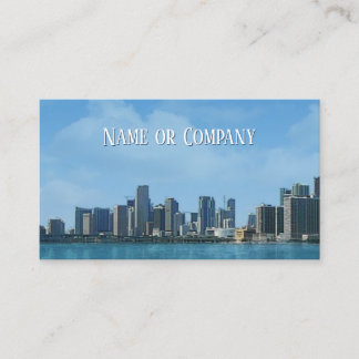Miami Skyline Visitenkarte