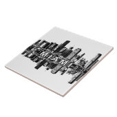 Miami, Skyline von Florida Fliese (Seite)