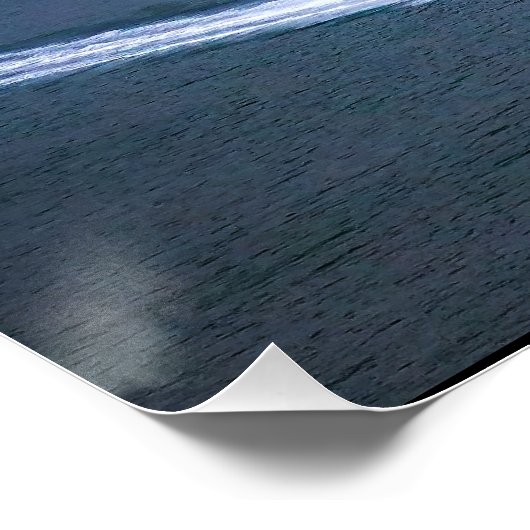 Miami, Skyline von Florida Poster (Ecke)