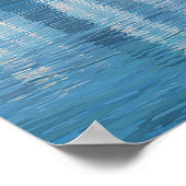 Miami Skyline Wedding Welcome Sign Poster (Ecke)