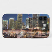 Miami-Skylinestadt in Florida Case-Mate iPhone Hülle (Rückseite (Horizontal))