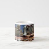 Miami-Skylinestadt in Florida Espressotasse (Vorderseite)