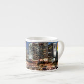 Miami-Skylinestadt in Florida Espressotasse (Vorderseite Rechts)