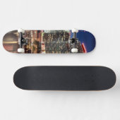 Miami-Skylinestadt in Florida Skateboard (Horizontal)