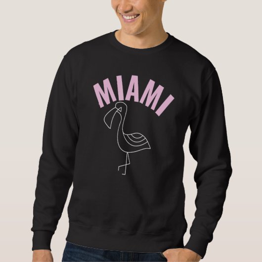Miami Soccer Jersey Training Heron Sweatshirt (Vorderseite)