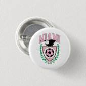 Miami Soccer Varsity Style Button (Vorne & Hinten)