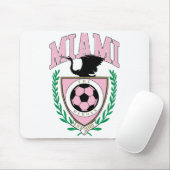 Miami Soccer Varsity Style Mousepad (Mit Mouse)