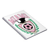 Miami Soccer Varsity Style Notizblock (Rechte Seite)