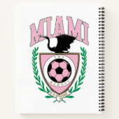 Miami Soccer Varsity Style Notizblock (Rückseite)