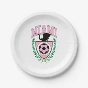 Miami Soccer Varsity Style Pappteller