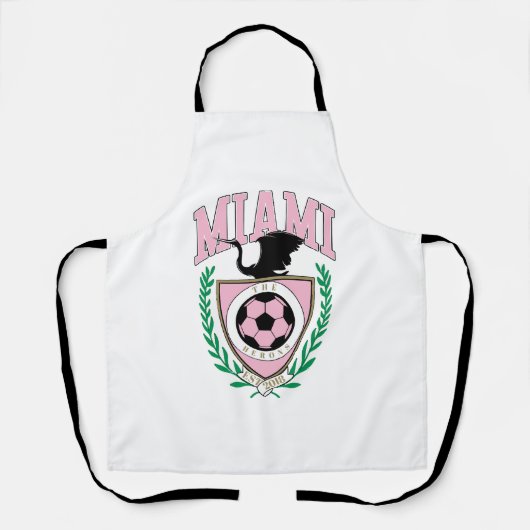 Miami Soccer Varsity Style Schürze (Vorderseite)