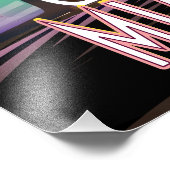 Miami Sonnenuntergang Fotodruck (Ecke)