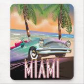 Miami Sonnenuntergang Mousepad (Vorne)