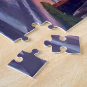 Miami-Sonnenuntergang Palmen Puzzle (Seite)