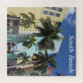 Miami South Beach Art Deco Puzzle (Horizontal)