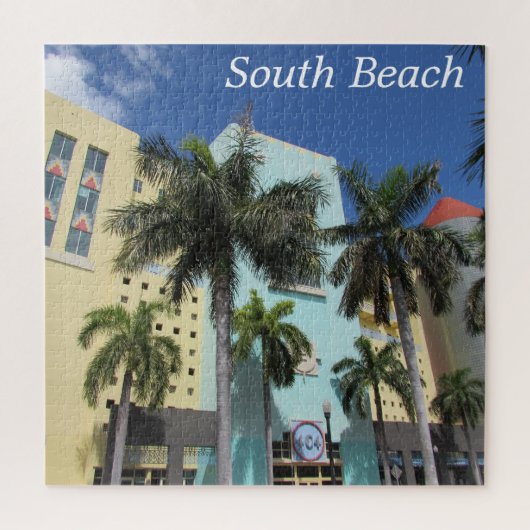Miami South Beach Art Deco Puzzle (Vertikal)